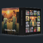 Create your own unique family photo collage 3 ring binder<br><div class="desc">Create your own family photo collage unique binder.
Add your own personal photos,  text and name and create a very personal and unique binder.</div>