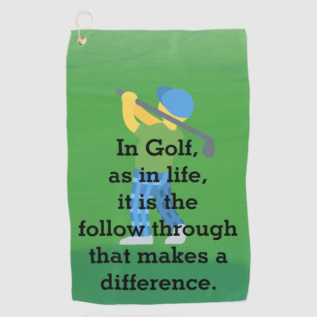 Create Your Own Unique Golf Towels (Front)