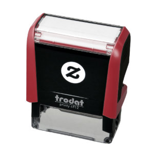 Create your own unique one of a kind personalized self-inking stamp