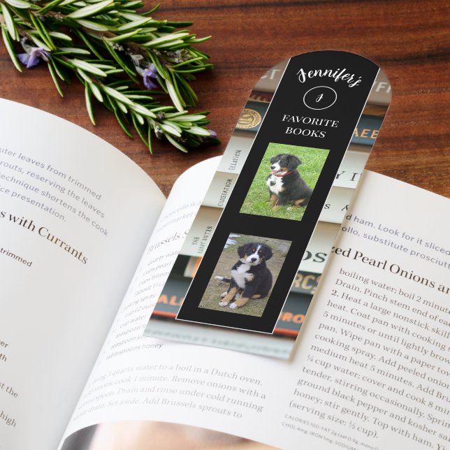 Create your own unique personal pet photo collage bookmarks (Book)