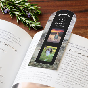 Create your own unique personal photo collage book bookmarks