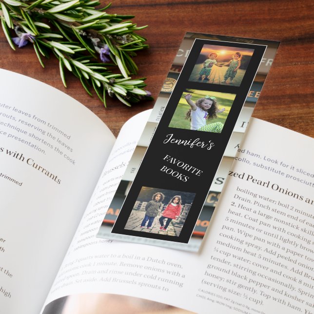 Create your own unique personal photo collage book bookmarks (Book)