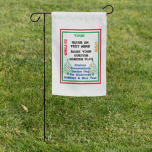 Create Your Own Unique Personalized Christmas Garden Flag