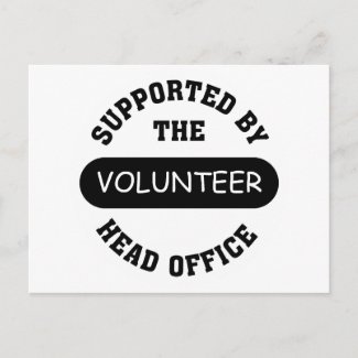 Create your own unique volunteer team gift postcard