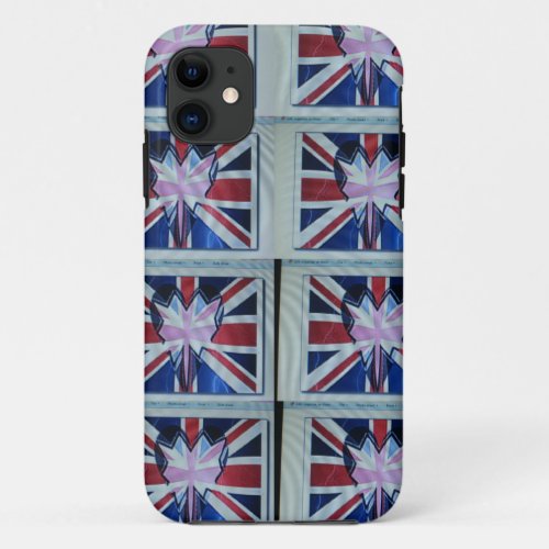 Create Your Own United Kingdom National Flag Color iPhone 11 Case