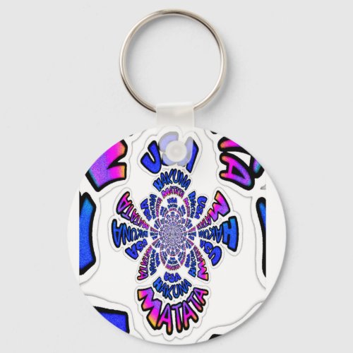 Create Your Own United States of America Fun Art  Keychain
