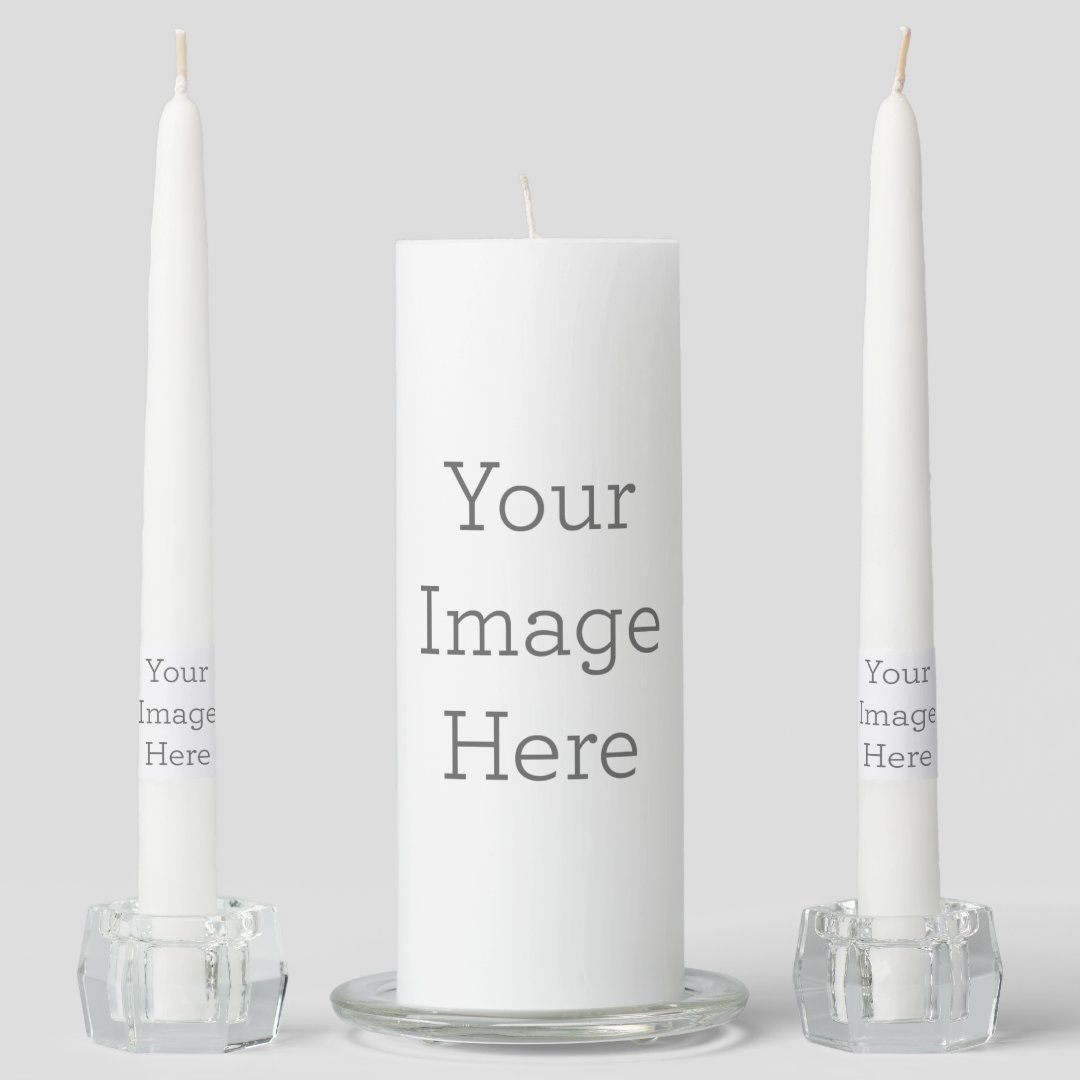 Create Your Own Unity Candle Set Zazzle