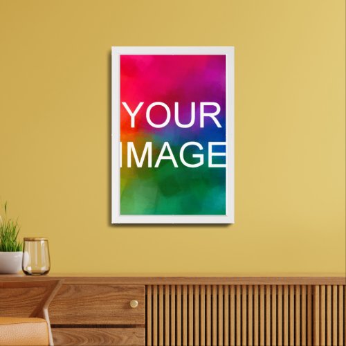 Create Your Own Upload Vacation Anniversary Party Framed Art