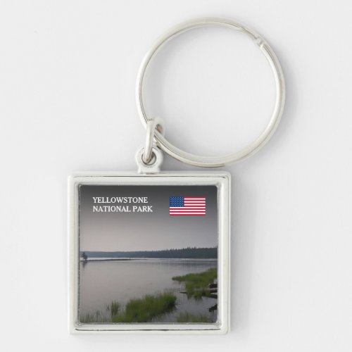 Create your own USA travel souvenir photo Keychain