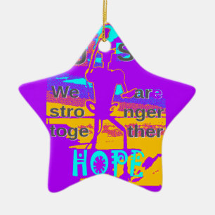 Create Your Own "USA: We Are Stronger Together" In Ceramic Ornament
