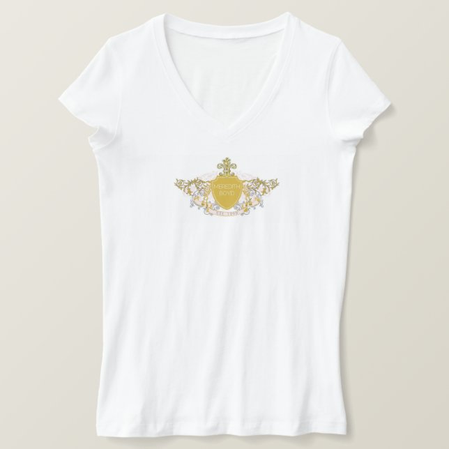 Create your own - V neck t-shirt (Design Front)