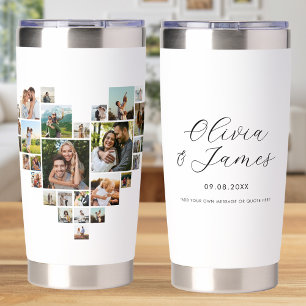 Create Your Own Valentines Day Photo Collage Insulated Tumbler