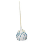 Dozen Vanilla Cake Pops with White Chocolate icing and Light Blue drizzle (Back)