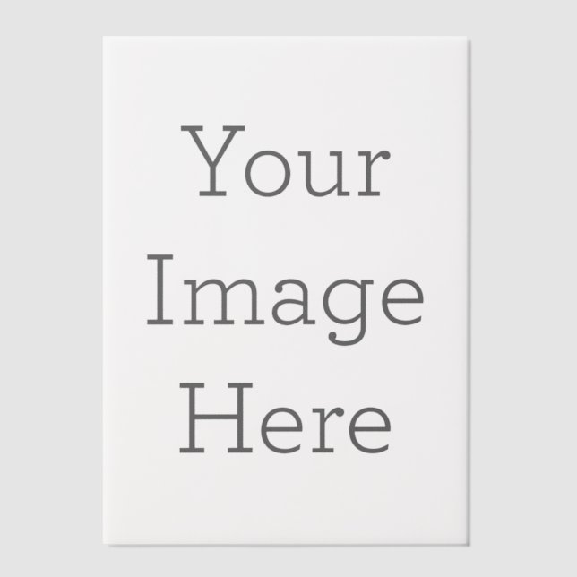 Custom 5x7 Flat Vellum Sheet Overlay (Front)