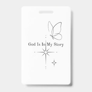 Create Your Own Vertical Plastic Badge