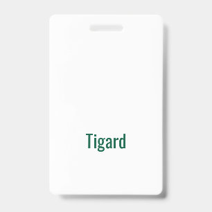 Create Your Own Vertical Plastic Badge