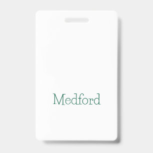 Create Your Own Vertical Plastic Badge