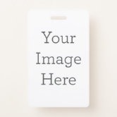 Blue | Hospital Medical Employee Photo ID Badge