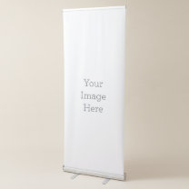 Create your own Vertical Retractable Banner