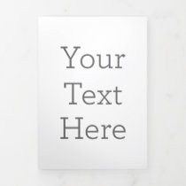 Create Your Own Vertical Trifold Announcement Create Your Own Vertical Trifold Announcement