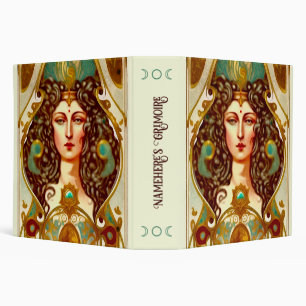 Create Your Own Victorian High Priestess 3 Ring Binder