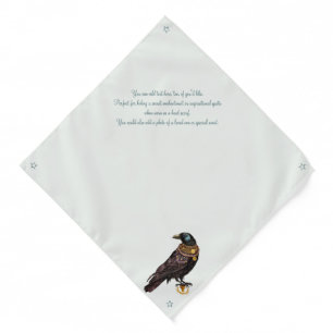 Create Your Own Victorian Steampunk Raven Bandana