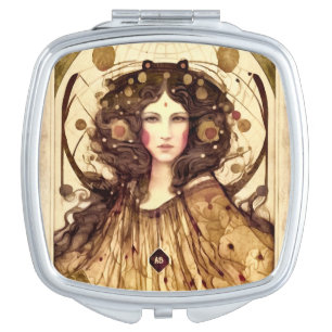 Create Your Own Victorian Witch Compact Mirror