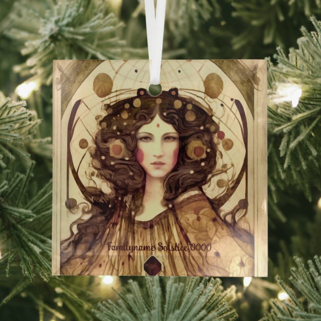 Create Your Own Victorian Witch Glass Ornament (Insitu)