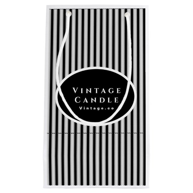 Create Your Own Vintage Candle Small Gift Bag (Front)