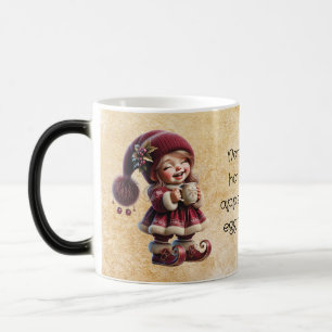 Create Your Own Vintage Christmas Gnome Smiling Color Morph Mug