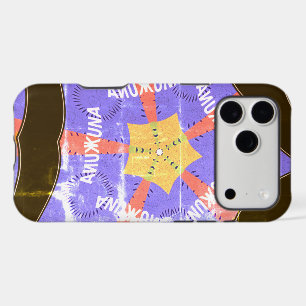 Create Your Own Vintage Hakuna Matata Blue iPhone 17 Pro Max Case