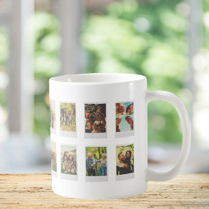 Create Your Own Vintage Instant Film Photo Collage Coffee Mug