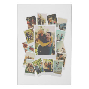 Create Your Own Vintage Instant Film Photo Collage Faux Canvas Print