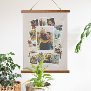 Create Your Own Vintage Instant Film Photo Collage Hanging Tapestry