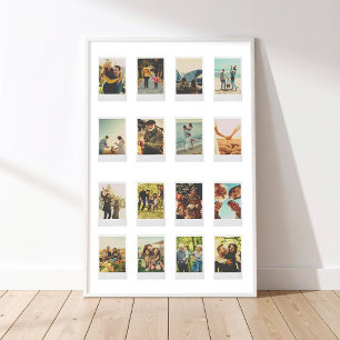 Create Your Own Vintage Instant Film Photo Collage Poster