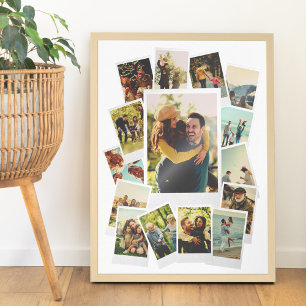 Create Your Own Vintage Instant Film Photo Collage Poster