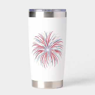 Create Your Own Vintage Patriotic Firework Insulat Insulated Tumbler