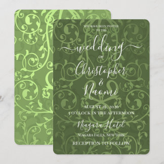 Create Your Own Vintage Pattern Wedding Invitation