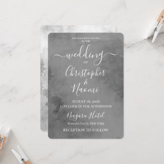 Create Your Own Vintage Texture Wedding Invitation