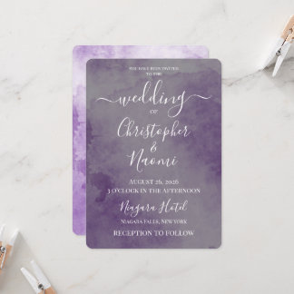 Create Your Own Vintage Texture Wedding Invitation