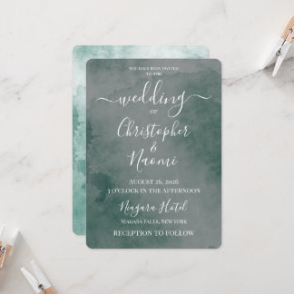 Create Your Own Vintage Texture Wedding Invitation