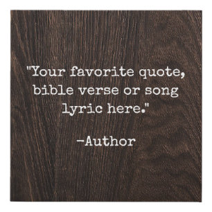 Create Your Own Vintage Typewriter Custom Quote Faux Canvas Print