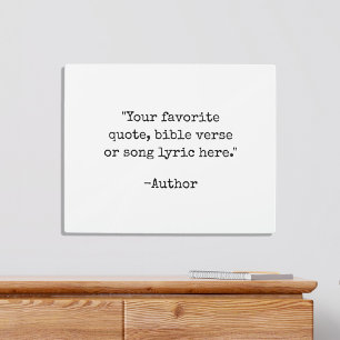 Create Your Own Vintage Typewriter Custom Quote Metal Print
