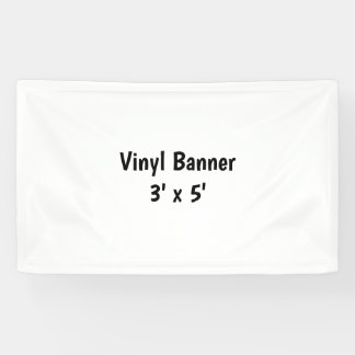 Create Your Own Vinyl Banner, 3' x 5' Banner