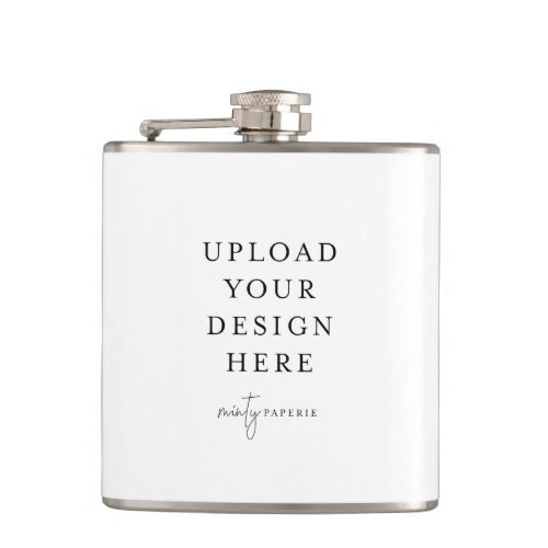 Create Your Own Vinyl Wrapped 6oz Metal Flask