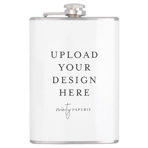 Create Your Own Vinyl Wrapped 8oz Metal Flask