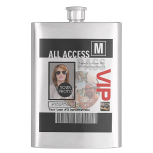 Create Your Own VIP Pass 8 ways to Personalize Hip Flask