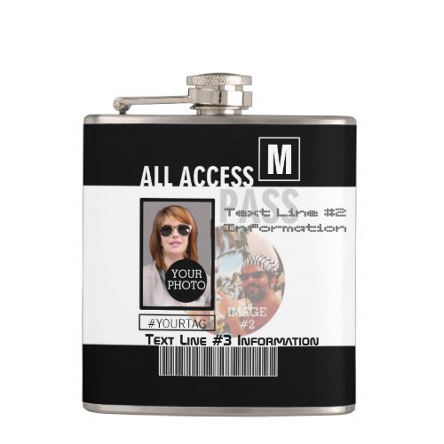 Create Your Own VIP Pass 8 ways to Personalize Hip Flask