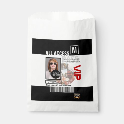 Create Your Own VIP Pass 8 ways to Personalize it Favor Bag