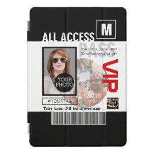 Create Your Own VIP Pass 8 ways to Personalize it! iPad Pro Cover
